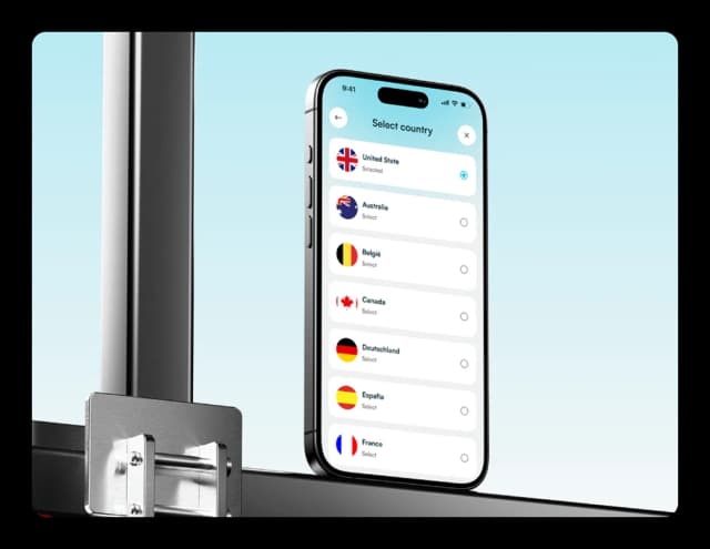 Multi-platform app development interface showing cross-platform service compatibility across devices